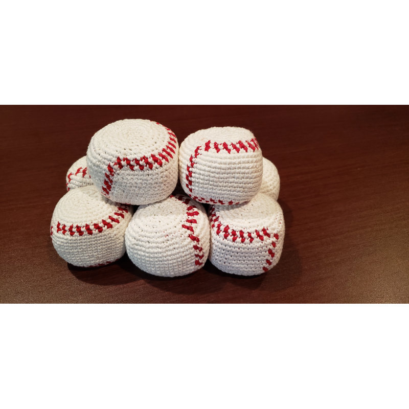 Deep Shot 8pack Baseball Bean Bags for Deep Shot Games Bean Bag Toss